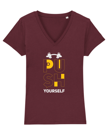 Push Yourself Burgundy