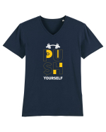 Push Yourself Tricou mânecă scurtă guler V Bărbat Presenter