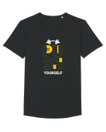 Push Yourself Tricou mânecă scurtă guler larg Bărbat Skater