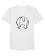 Reindeer Tricou mânecă scurtă guler larg Bărbat Skater