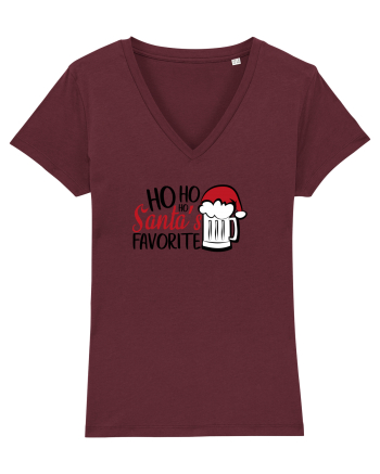 Ho Ho Ho Santa's Favorite Burgundy