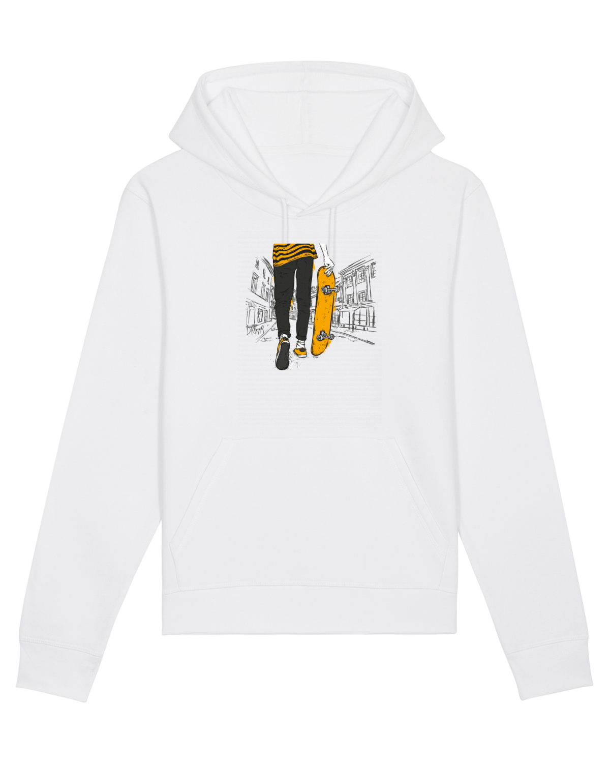 Hanorac Unisex Drummer White