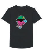 Whazzz Up! Tricou mânecă scurtă guler larg Bărbat Skater