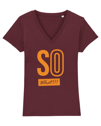 So What!! Burgundy