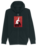 Stay Weird Hanorac cu fermoar Unisex Connector