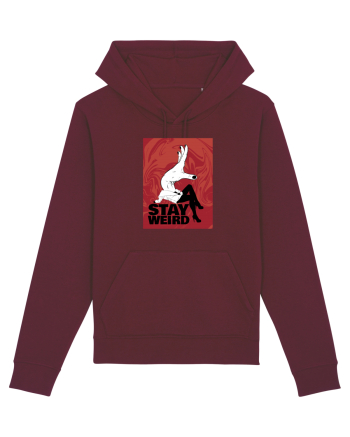 Stay Weird Burgundy