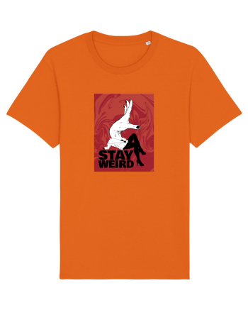 Stay Weird Bright Orange