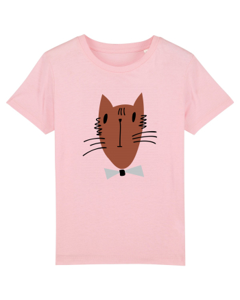 Stylish Cat Cotton Pink