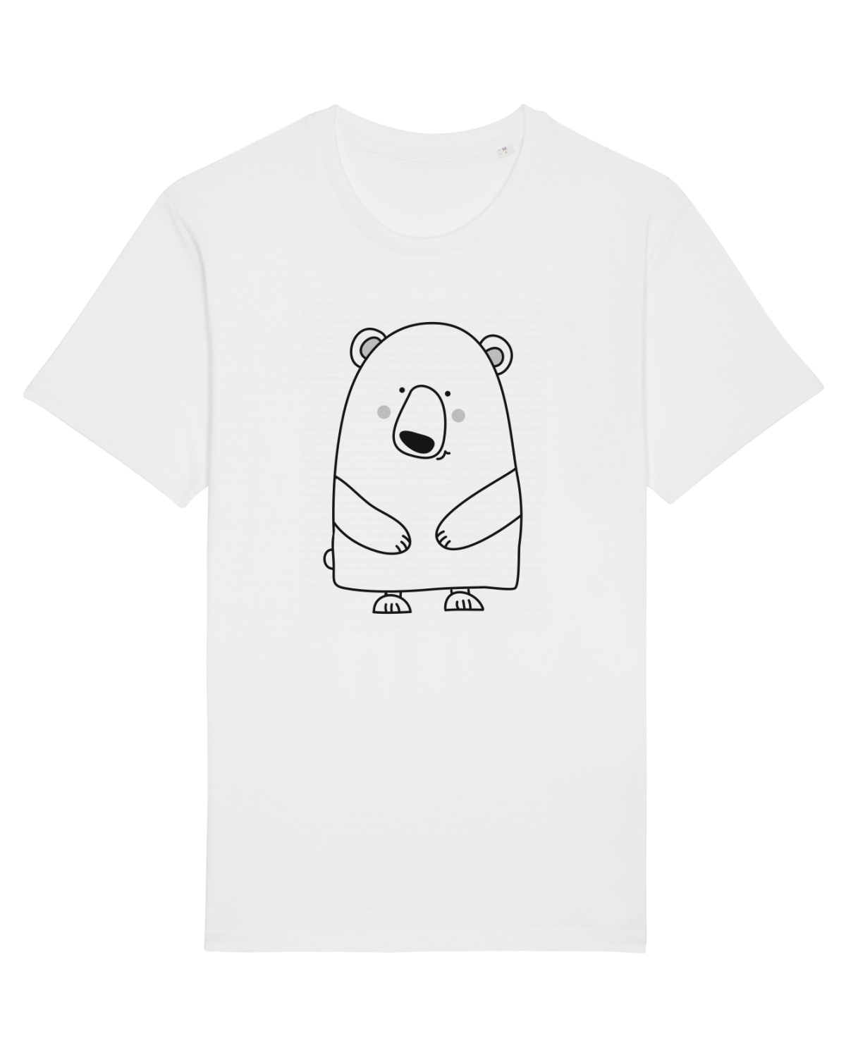 Tricou mânecă scurtă Unisex Rocker White