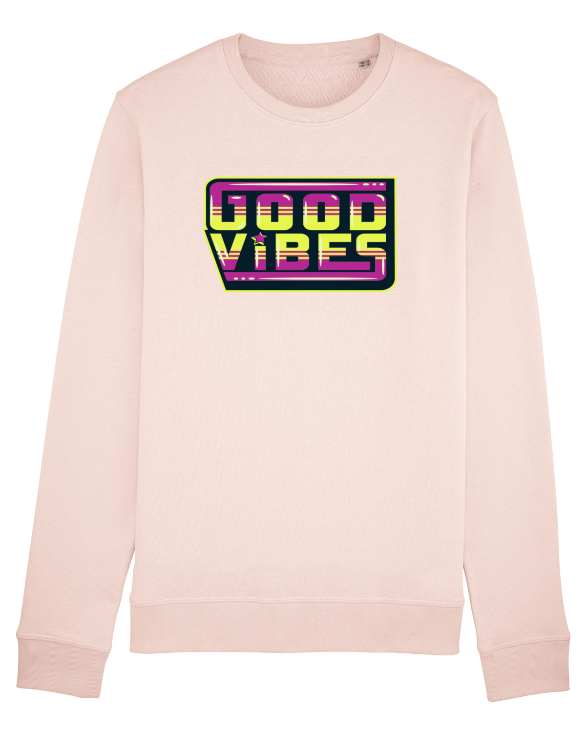 Bluză mânecă lungă Unisex Rise Candy Pink