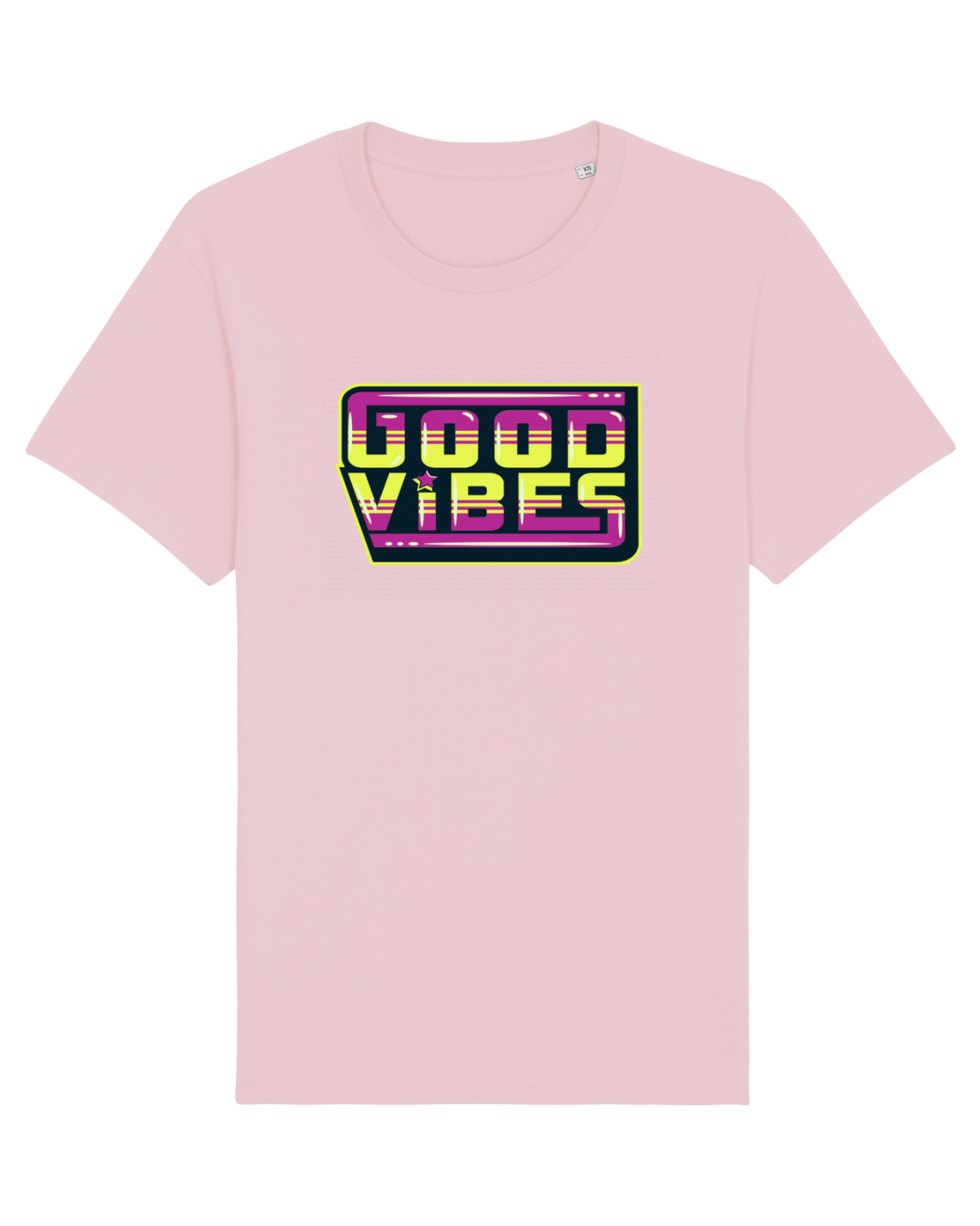 Tricou mânecă scurtă Unisex Rocker Cotton Pink