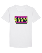 Good Vibes Tricou mânecă scurtă guler larg Bărbat Skater