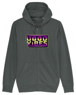 Good Vibes Hanorac cu fermoar Unisex Connector