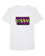 Good Vibes Tricou mânecă scurtă guler larg Bărbat Skater