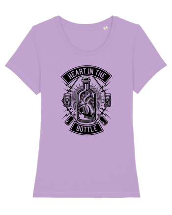 Heart in the Bottle Black Lavender Dawn
