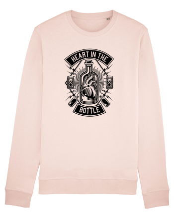 Heart in the Bottle Black Candy Pink