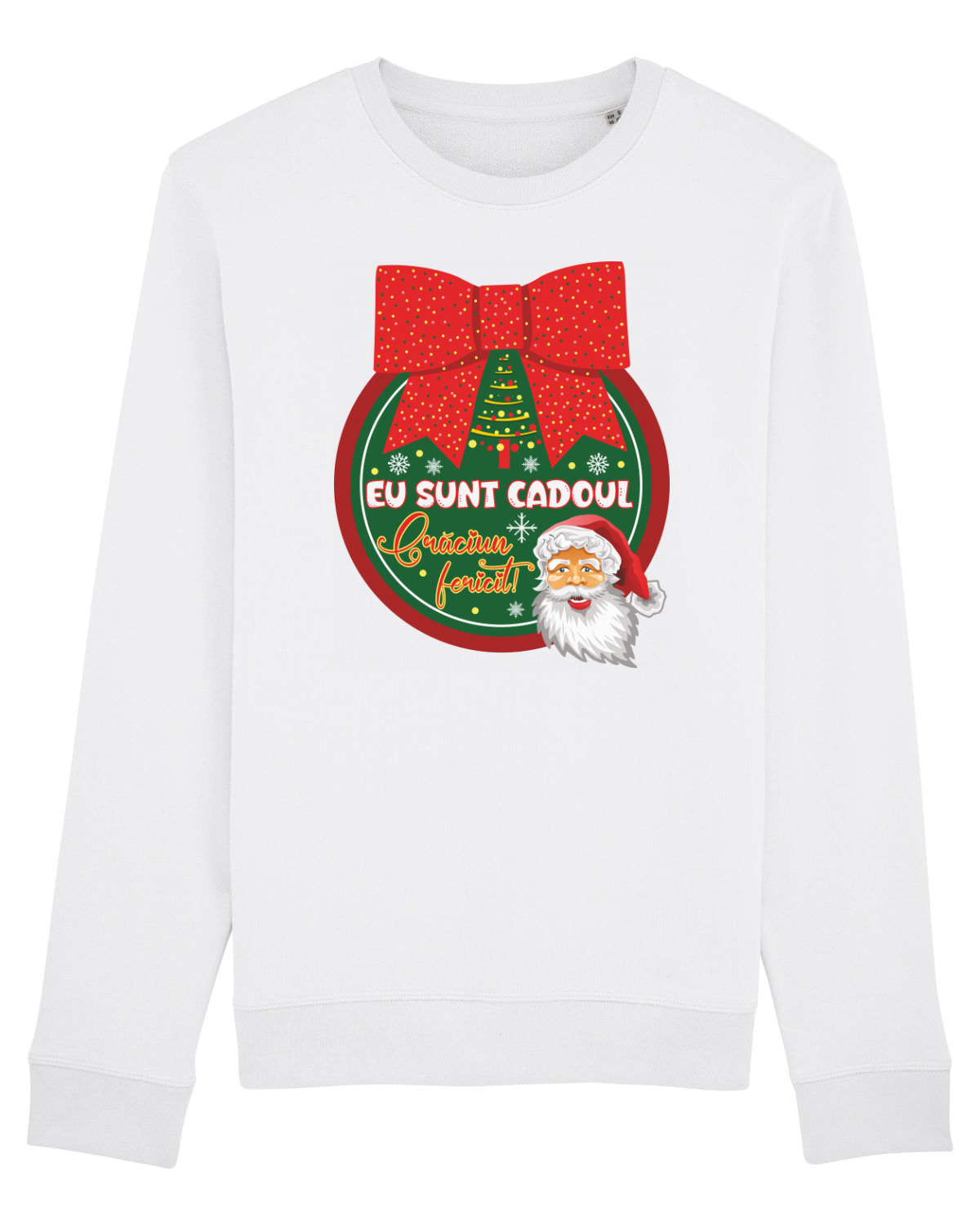 Bluză mânecă lungă Unisex Rise White