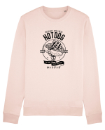 Hot Dog Skeleton Black Bluză mânecă lungă Unisex Rise