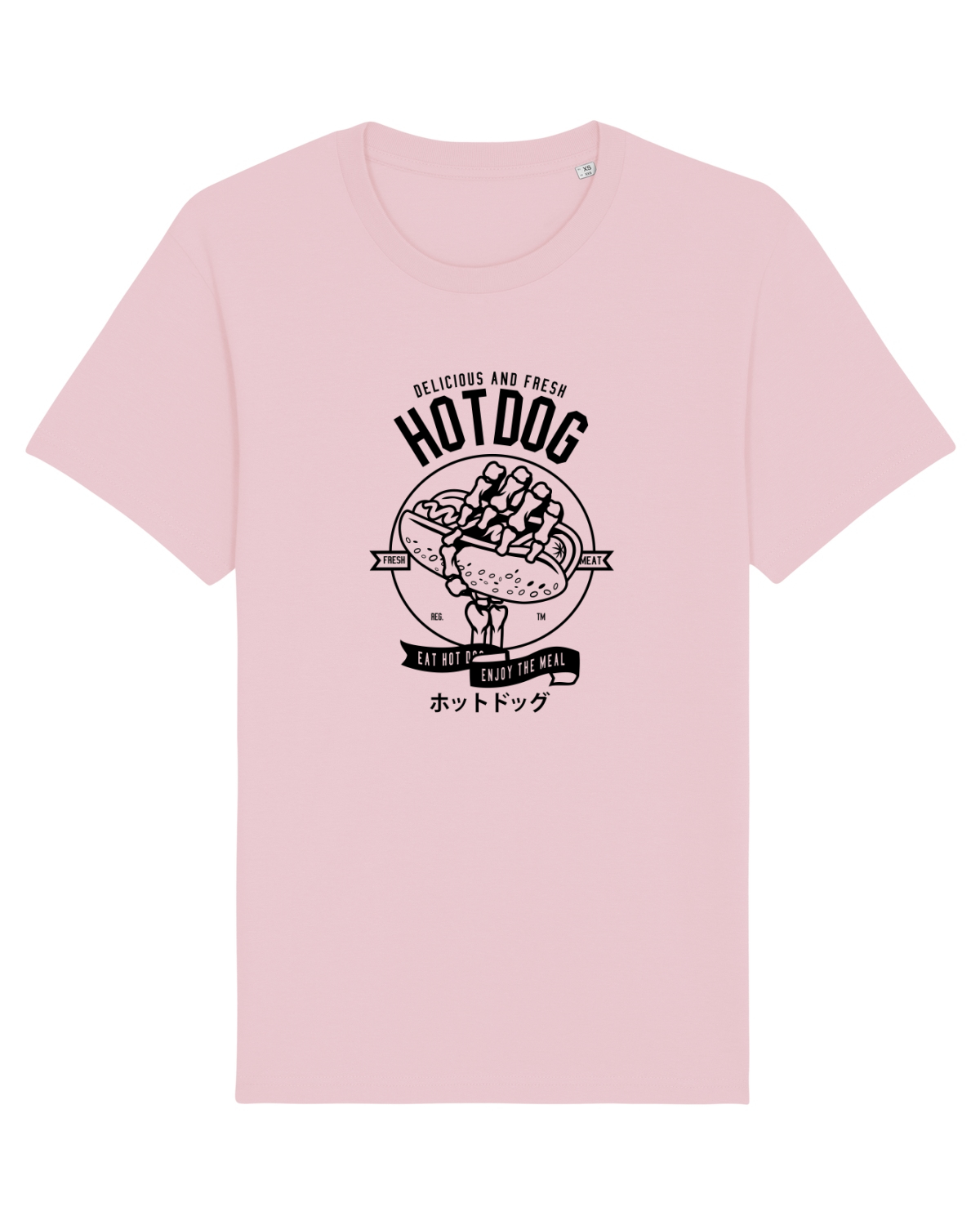 Tricou mânecă scurtă Unisex Rocker Cotton Pink