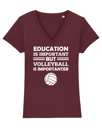 VOLLEYBALL Burgundy