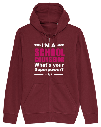 SCHOOL COUNSELOR Burgundy