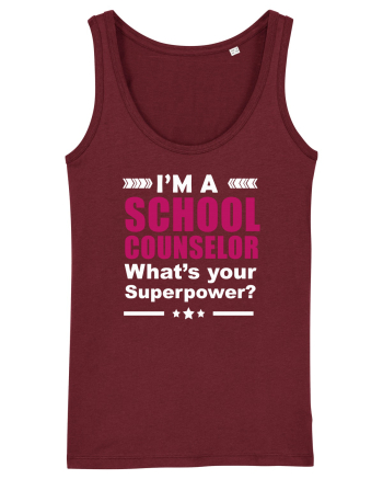 SCHOOL COUNSELOR Burgundy