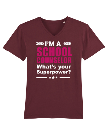 SCHOOL COUNSELOR Burgundy