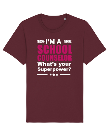 SCHOOL COUNSELOR Burgundy