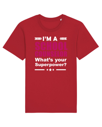SCHOOL COUNSELOR Red