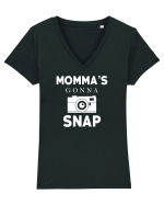 TAKE PHOTO Tricou mânecă scurtă guler V Damă Evoker