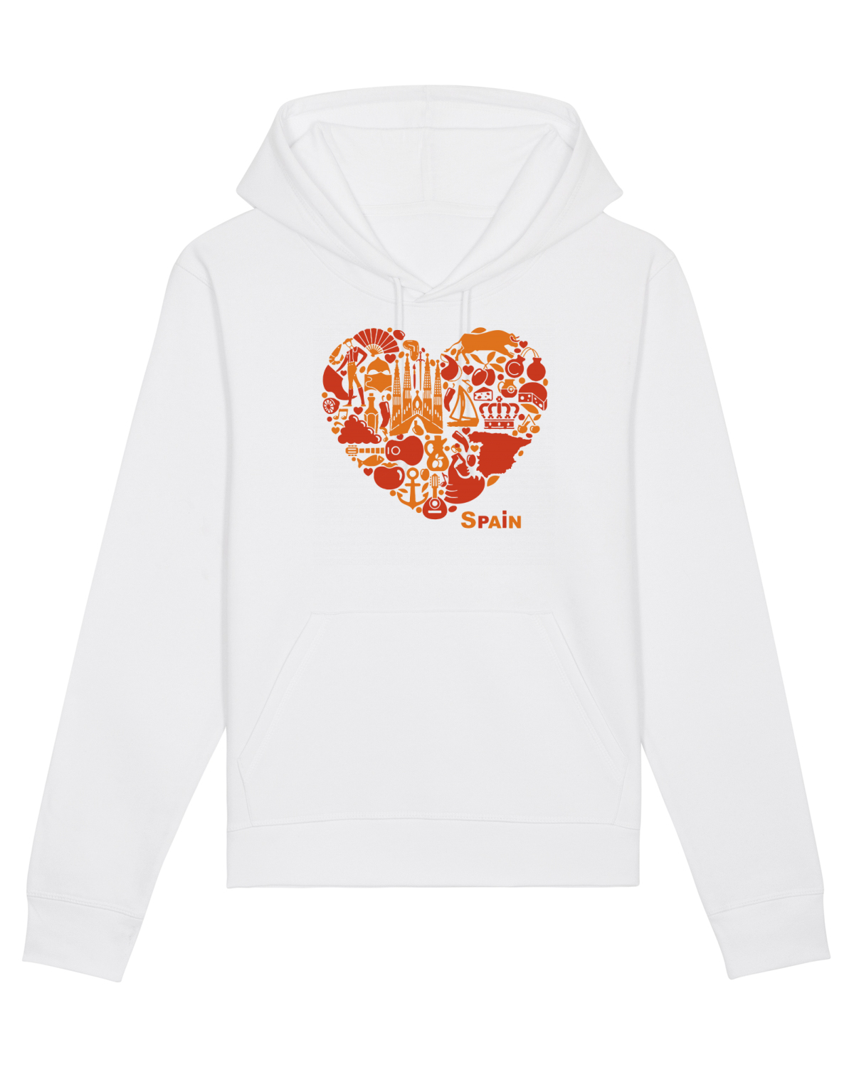 Hanorac Unisex Drummer White