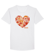 SPAIN Tricou mânecă scurtă guler larg Bărbat Skater