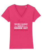 ELECTRICIAN Tricou mânecă scurtă guler V Damă Evoker