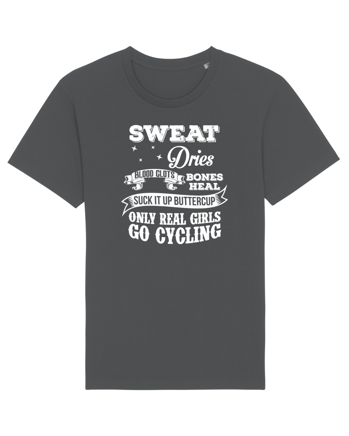 Tricou mânecă scurtă Unisex Rocker Anthracite