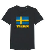 SWEDEN Tricou mânecă scurtă guler larg Bărbat Skater