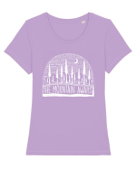 MOUNTAIN Tricou mânecă scurtă guler larg fitted Damă Expresser