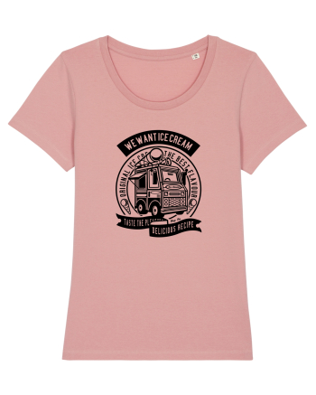 We Want Icecream Black Canyon Pink