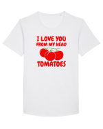 TOMATOES Tricou mânecă scurtă guler larg Bărbat Skater