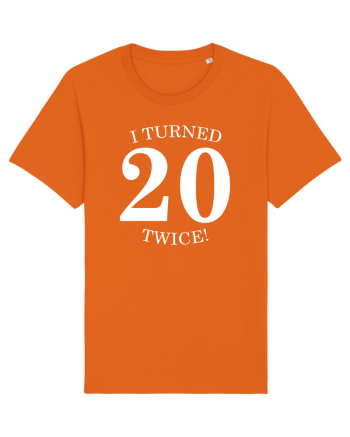 FUNNY FORTY Bright Orange