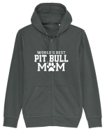 PIT BULL MOM Hanorac cu fermoar Unisex Connector