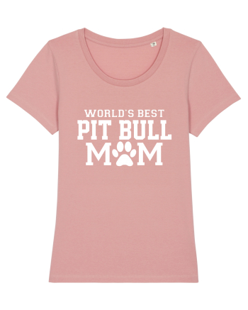 PIT BULL MOM Canyon Pink