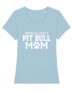 PIT BULL MOM Tricou mânecă scurtă guler larg fitted Damă Expresser