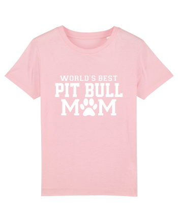PIT BULL MOM Cotton Pink