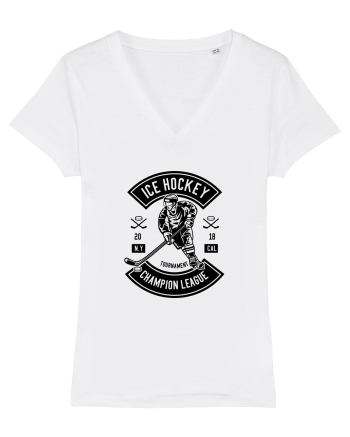 Ice Hokey Black White