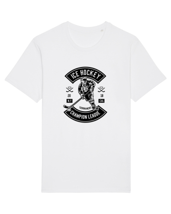 Ice Hokey Black White