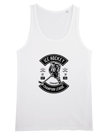 Ice Hokey Black White