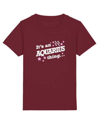 AQUARIUS Burgundy