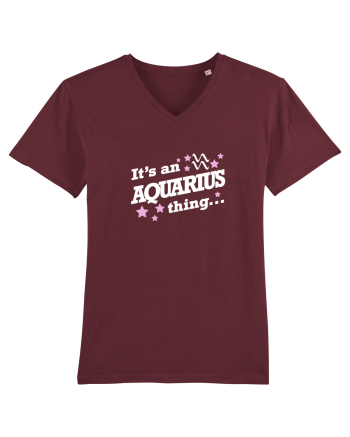 AQUARIUS Burgundy