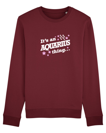 AQUARIUS Burgundy