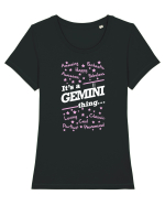GEMINI Tricou mânecă scurtă guler larg fitted Damă Expresser